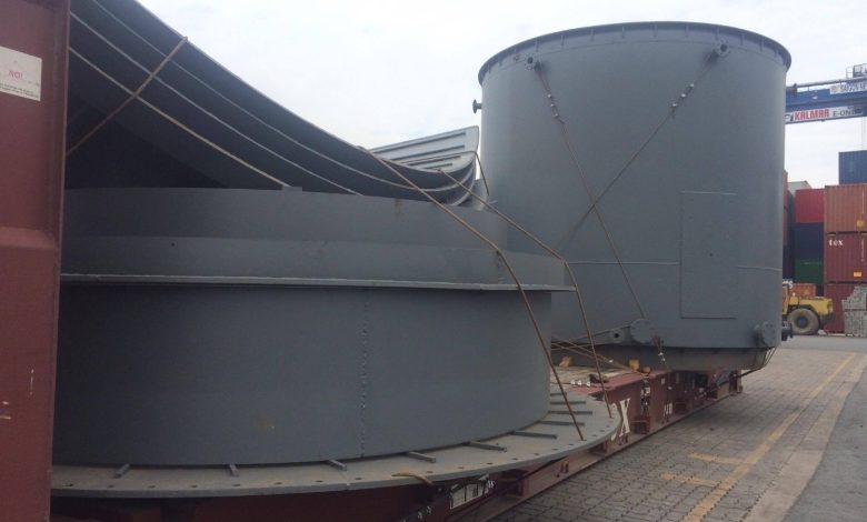 Vận chuyển hàng cho dự án nhiệt điện Vĩnh Tân Bình Thuận.