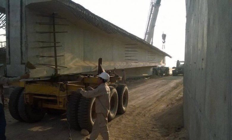 Vận chuyển dầm cầu siêu trường siêu trọng