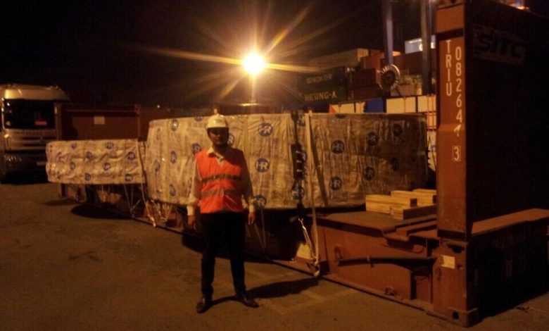 Tgktrans làm hàng trong đêm tại cảng Cát Lái