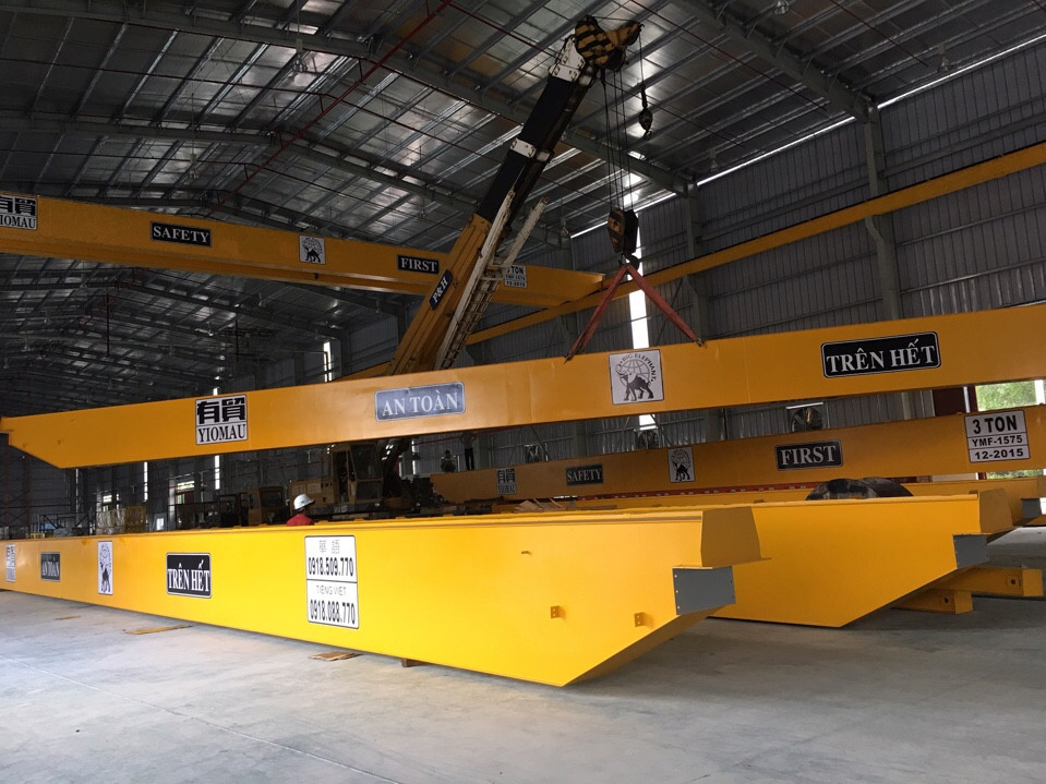 Vận chuyển và lắp đặt dầm cẩu về KCN Mỹ Phước 3