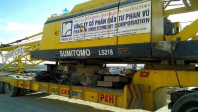 Vận chuyển máy móc công trình cơ giới hai chiều bắc nam