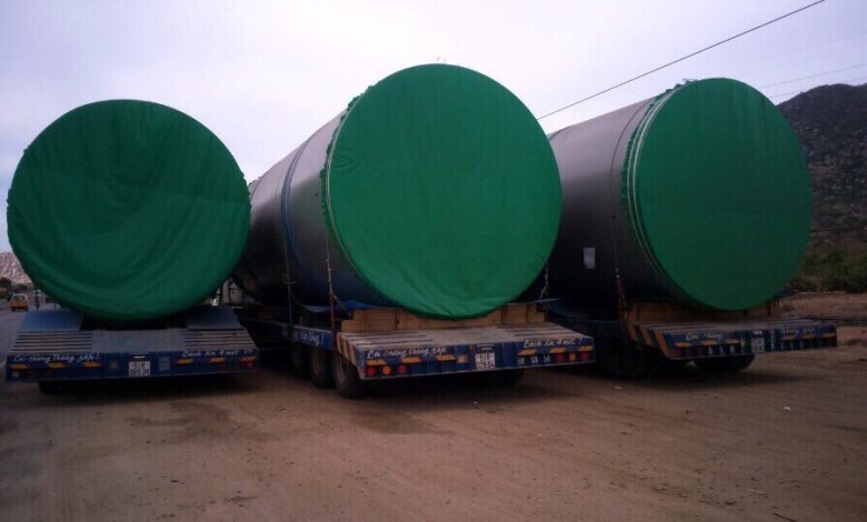 vận chuyển thiết bị quá khổ quá tải dự án nhiệt điện