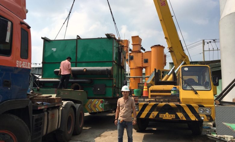 nhận vận chuyển lò hơi tại kho Tĩnh Long An