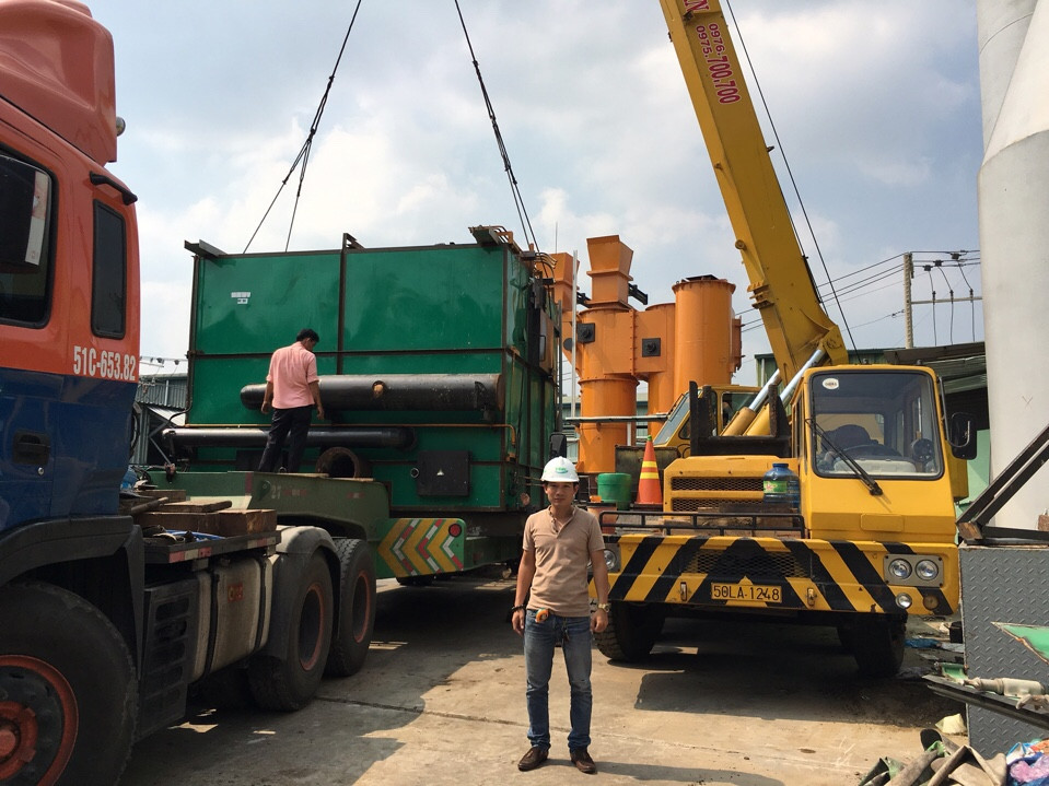 nhận vận chuyển lò hơi tại kho Tĩnh Long An