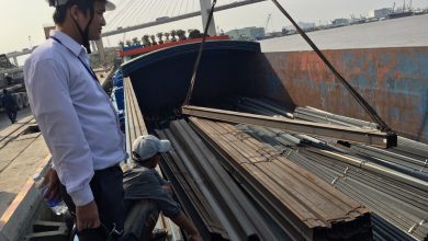 TGKtrans làm hàng tại cảng Lutus