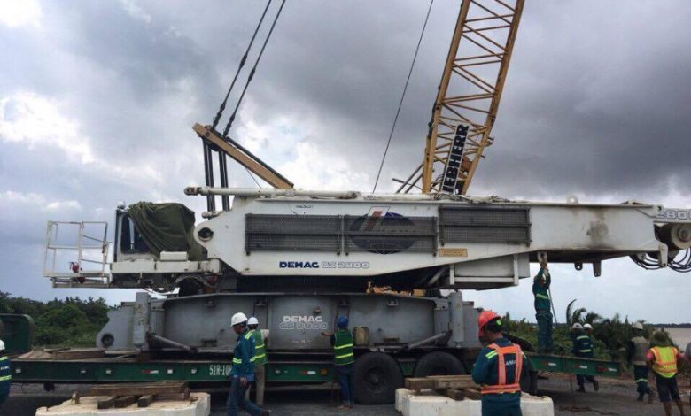 Vận chuyển máy thiết bị công trình cơ giới quá khổ quá tải