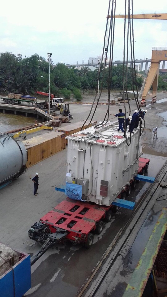 VẬN CHUYỂN MÁY BIẾN THẾ SIÊU TRƯỜNG SIÊU TRỌNG