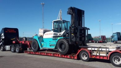 vận chuyển xe nâng quá khổ quá tải