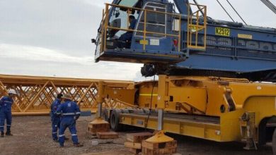 Vận chuyển máy công trình cơ giới siêu trường siêu trọng