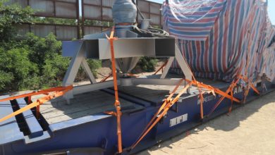 Vận chuyển và Lashing đóng gói container flat rack tại Vũng Tàu