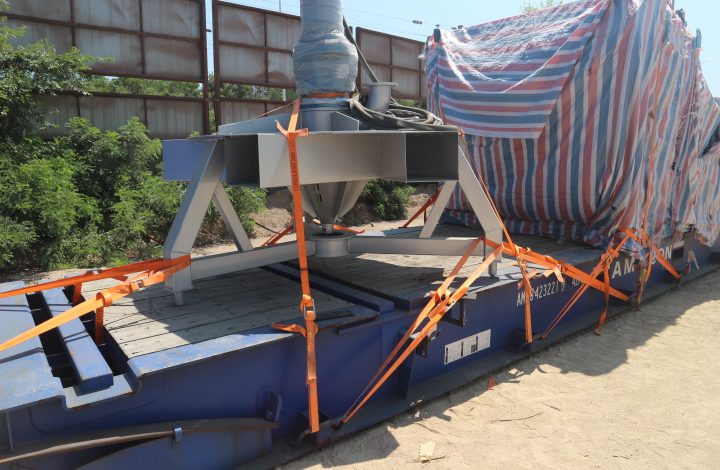 Vận chuyển và Lashing đóng gói container flat rack tại Vũng Tàu