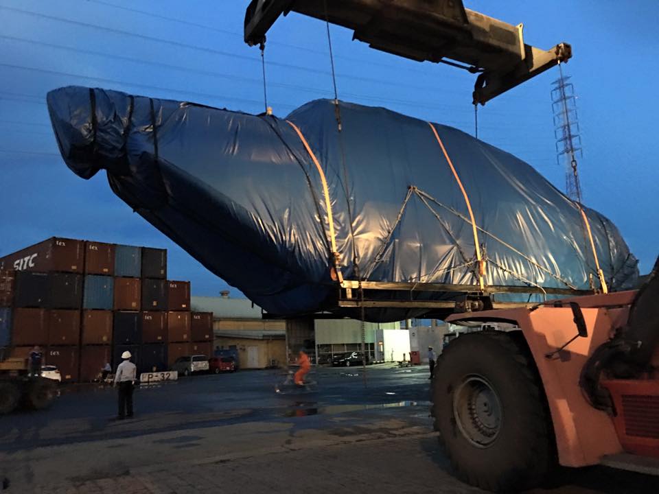 tgktran vận chuyển máy bay trực thăng về vũng tàu2