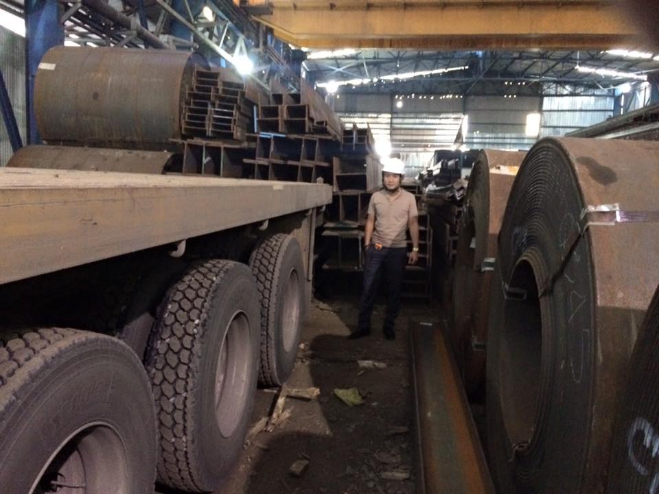 van chuyen thep cho cong trinh nhiet dien tra vinh4