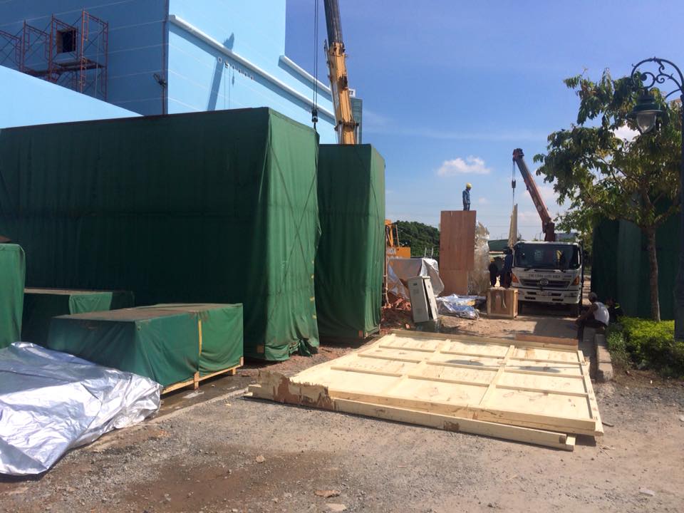 van chuyen thiet bi cho tổng công ty dien lực TPHCM 1